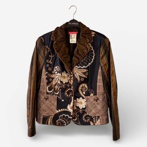 Vintage 1990’s Apriori Virgin Wool Rayon Cotton Blend Blazer - PTP 22